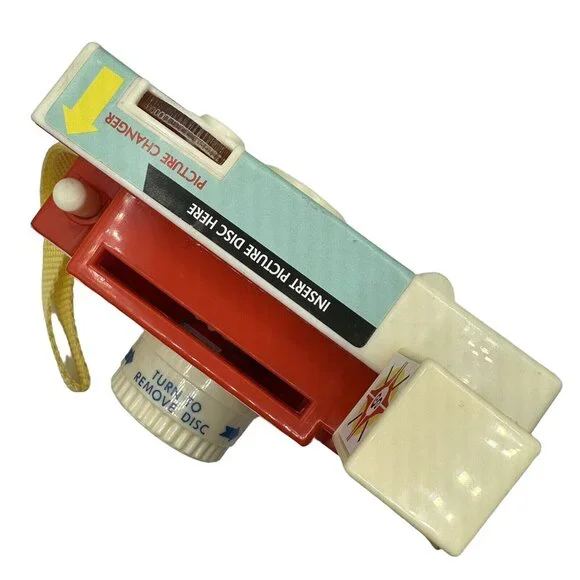 2011 Fisher Price Changeable Picture Disc Camera Remake Just The Camera - Picture 2 of 8